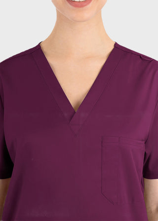 Maevn Matrix Unisex V-Neck Solid Scrub Top