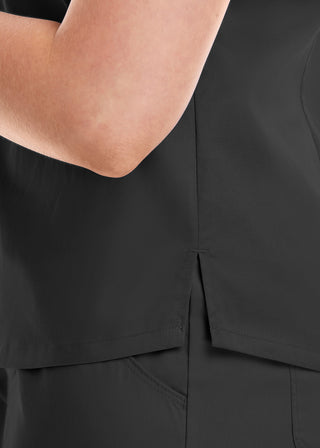 Maevn Matrix Women's V-neck Tucki In Top