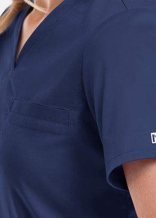 Maevn Matrix Women's V-neck Tucki In Top