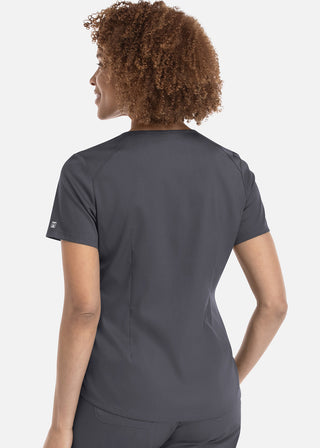 Maevn Matrix Women's V-neck Tucki In Top