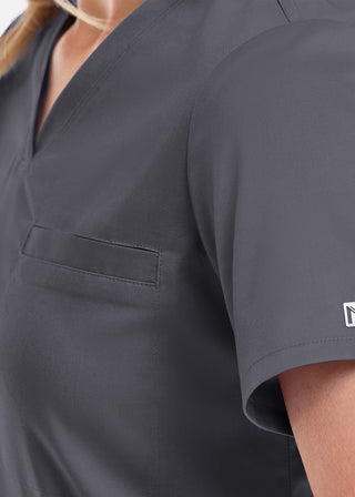 Maevn Matrix Women's V-neck Tucki In Top