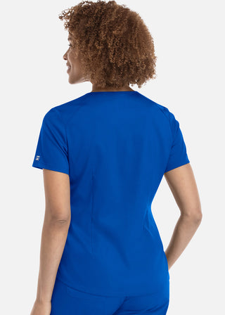 Maevn Matrix Women's V-neck Tucki In Top