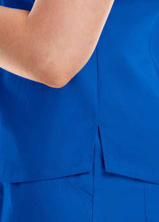 Maevn Matrix Women's V-neck Tucki In Top