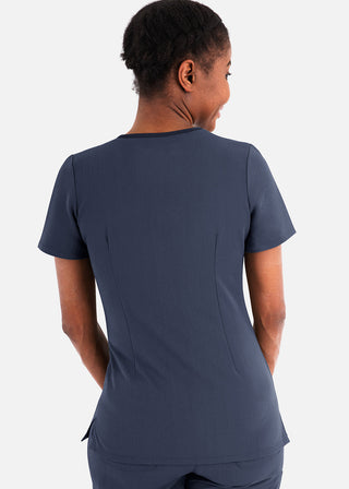 Maevn Matrix Pro Women's Contrast Double V-Neck Top