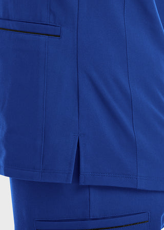 Maevn Women's Knit V-Neck Scrub Top