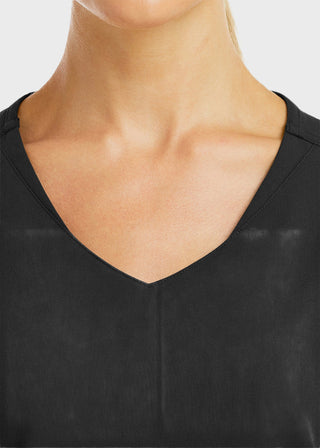 Maevn Women's Active Knit V-Neck Top