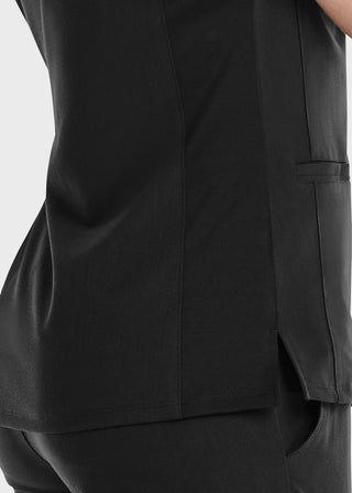 Maevn Women's Active Knit V-Neck Top