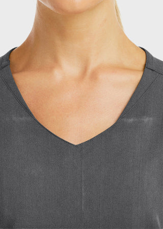 Maevn Women's Active Knit V-Neck Top