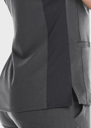 Maevn Women's Active Knit V-Neck Top