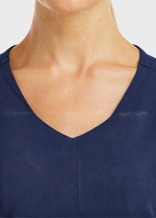 Maevn Women's Active Knit V-Neck Top