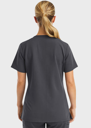 Maevn Women's Active Knit V-Neck Top