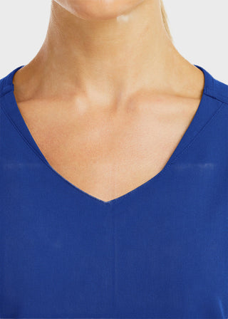 Maevn Women's Active Knit V-Neck Top