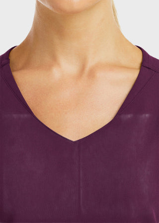 Maevn Women's Active Knit V-Neck Top