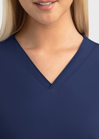 Maevn Matrix Impulse Women's Knitted Panel Mock Wrap Top