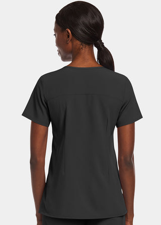 Maevn Matrix Impulse Women's Kitted Panel Mock Wrap Top