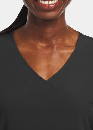 Maevn Matrix Impulse Women's Kitted Panel Mock Wrap Top