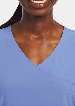 Maevn Matrix Impulse Women's Kitted Panel Mock Wrap Top