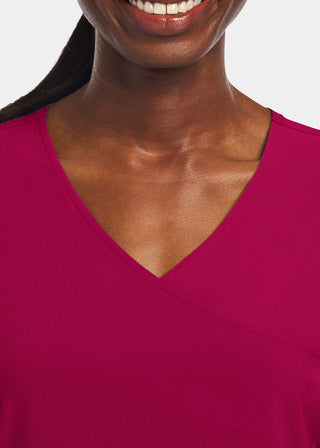 Maevn Matrix Impulse Women's Kitted Panel Mock Wrap Top