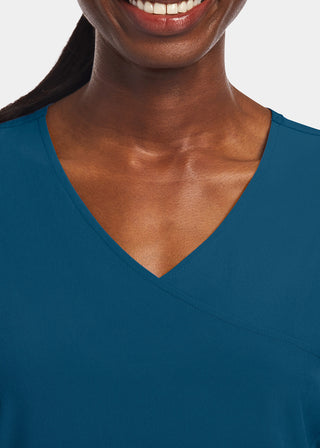 Maevn Matrix Impulse Women's Kitted Panel Mock Wrap Top