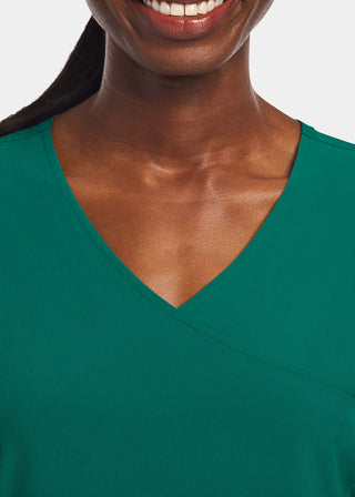 Maevn Matrix Impulse Women's Kitted Panel Mock Wrap Top