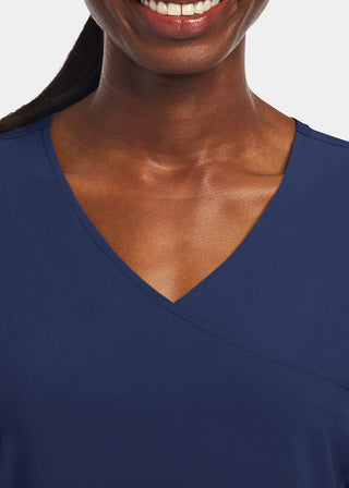 Maevn Matrix Impulse Women's Kitted Panel Mock Wrap Top