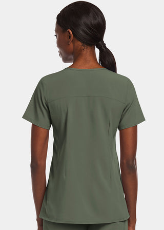 Maevn Matrix Impulse Women's Kitted Panel Mock Wrap Top