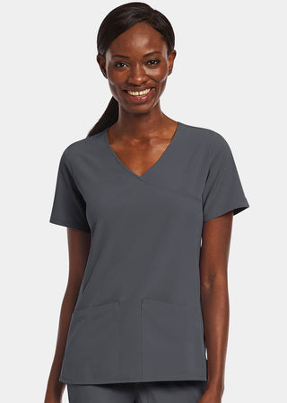 Maevn Matrix Impulse Women's Kitted Panel Mock Wrap Top