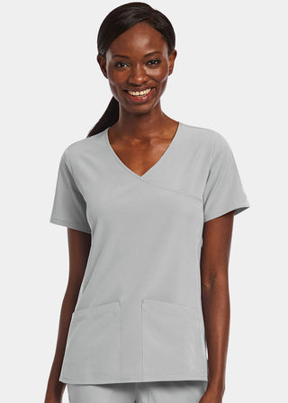 Maevn Matrix Impulse Women's Kitted Panel Mock Wrap Top