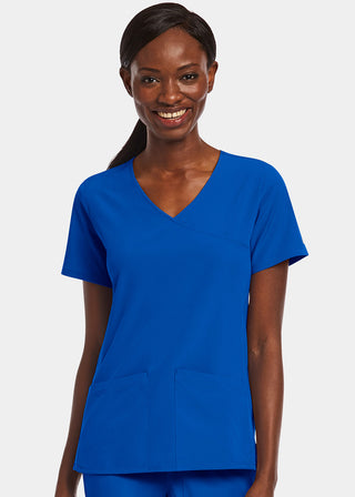 Maevn Matrix Impulse Women's Kitted Panel Mock Wrap Top