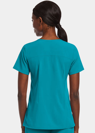 Maevn Matrix Impulse Women's Kitted Panel Mock Wrap Top