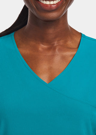 Maevn Matrix Impulse Women's Kitted Panel Mock Wrap Top