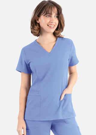 Maevn Momentum Women's Double V-Neck Scrub Top