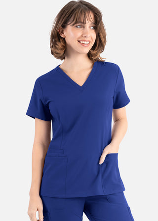 Maevn Momentum Women's Double V-Neck Scrub Top