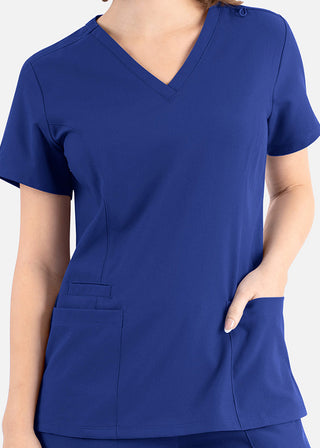 Maevn Momentum Women's Double V-Neck Scrub Top