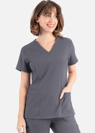 Maevn Momentum Women's Double V-Neck Scrub Top