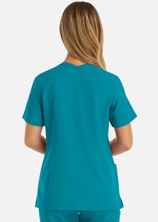 Maevn Momentum Women's Double V-Neck Scrub Top