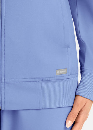 Maevn Momentum Women's Warm Up Zip Scrub Jacket