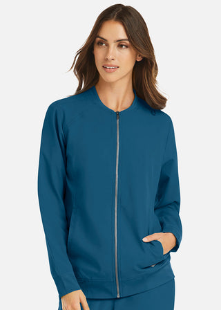 Maevn Momentum Women's Warm Up Zip Scrub Jacket