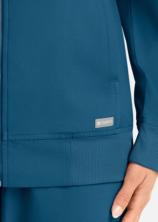 Maevn Momentum Women's Warm Up Zip Scrub Jacket