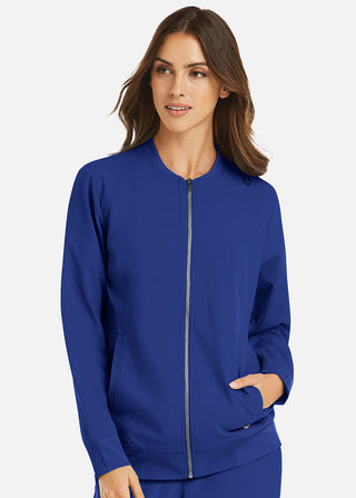 Maevn Momentum Women's Warm Up Zip Scrub Jacket