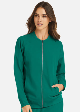 Maevn Momentum Women's Warm Up Zip Scrub Jacket