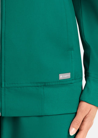Maevn Momentum Women's Warm Up Zip Scrub Jacket