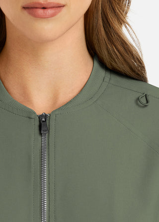 Maevn Momentum Women's Warm Up Zip Scrub Jacket