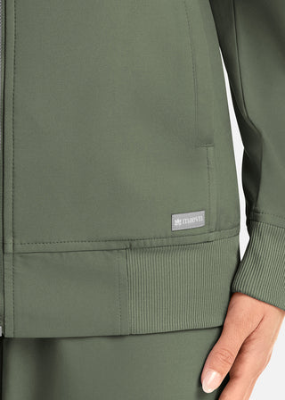 Maevn Momentum Women's Warm Up Zip Scrub Jacket