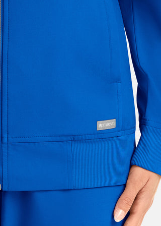 Maevn Momentum Women's Warm Up Zip Scrub Jacket