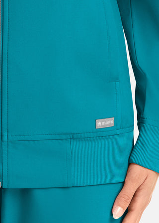 Maevn Momentum Women's Warm Up Zip Scrub Jacket