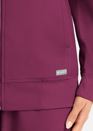 Maevn Momentum Women's Warm Up Zip Scrub Jacket