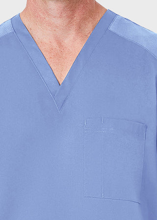 Maevn EON Mens V-neck Mesh Top