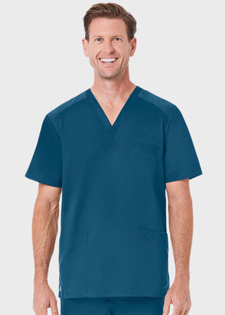 Maevn EON Mens V-neck Mesh Top