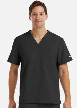 Maevn Momentum Men's Chest Pocket V-Neck Scrub Top